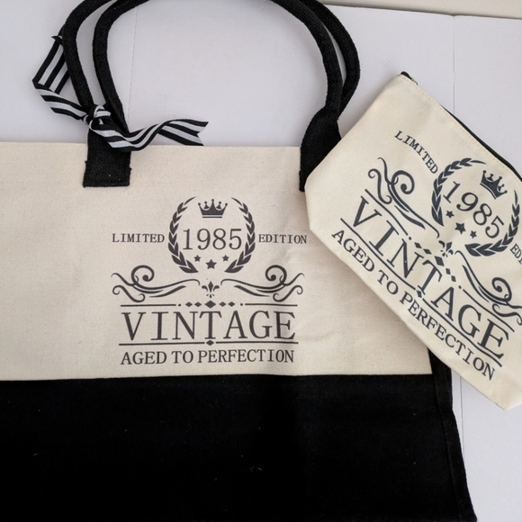 NWOT 1985 Bag Set Gift Present - Picture 1 of 7